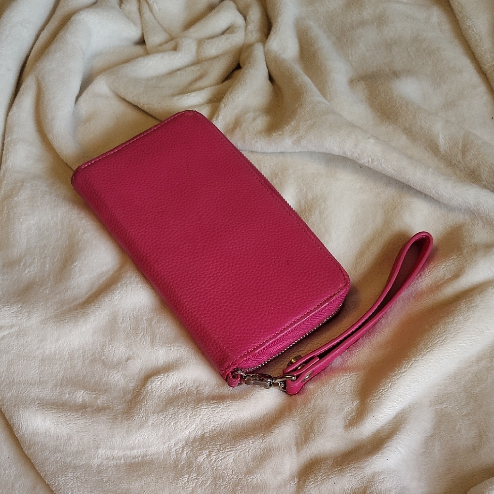 Chic Pink Wristlet Clutch